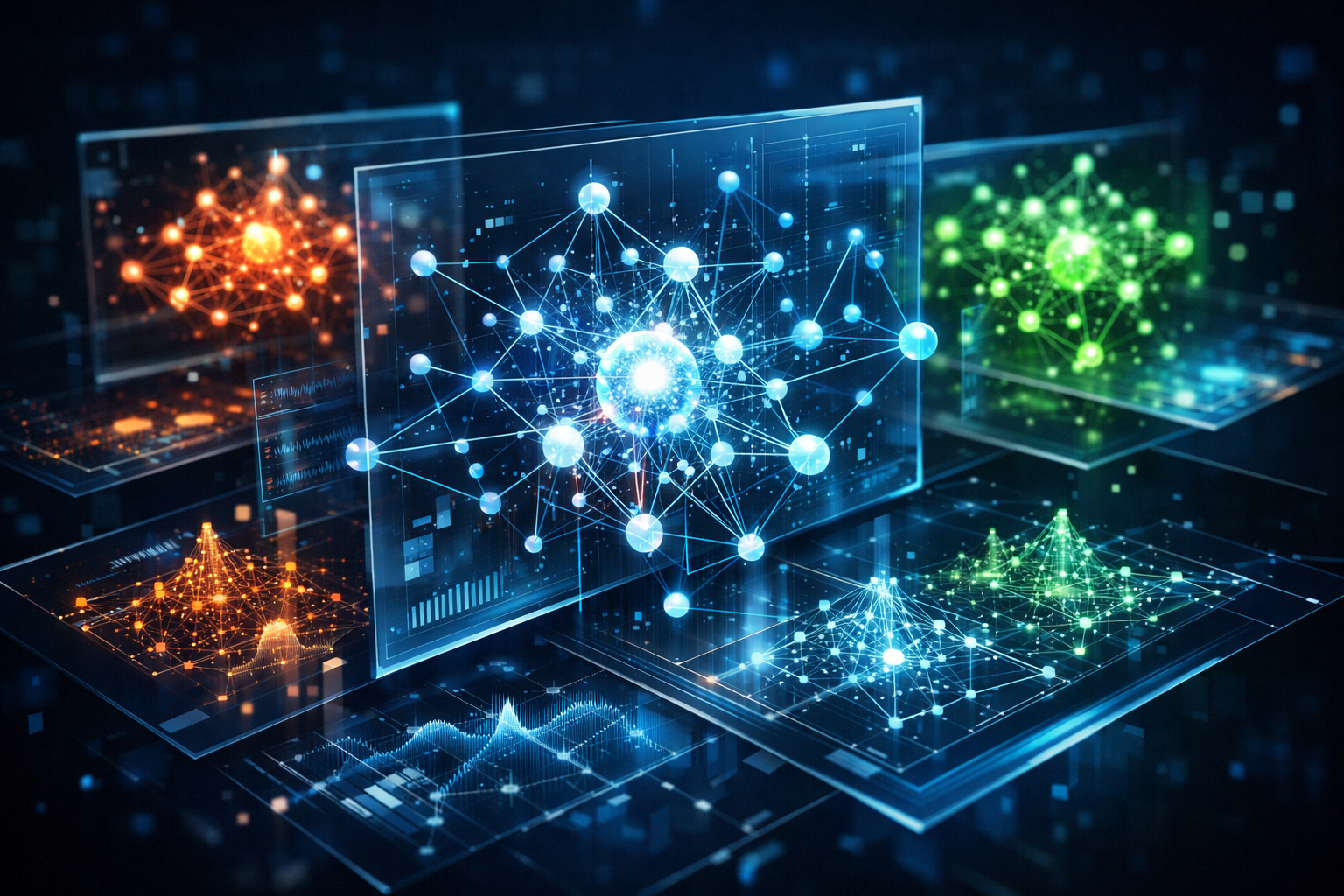Semantic signals represented as digital authority clusters.
