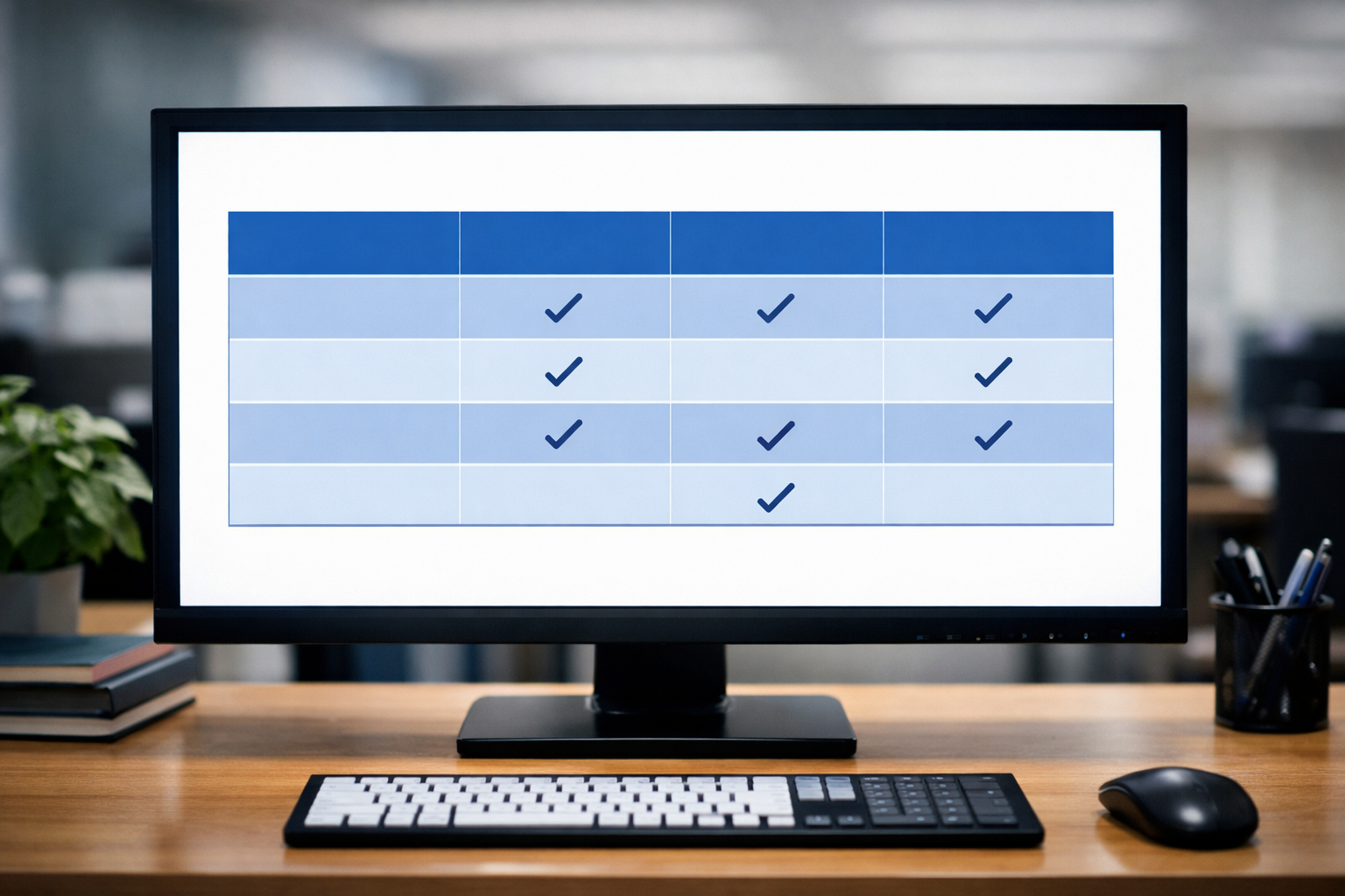 Screen displaying schema types table for various business pages.