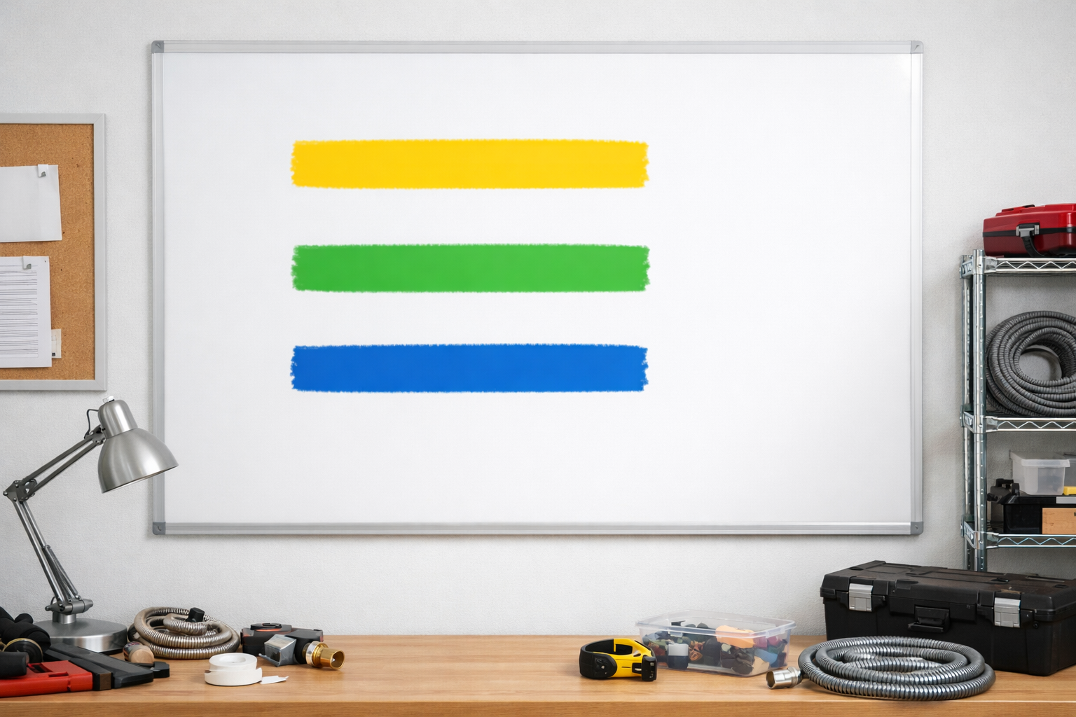 Whiteboard listing service variations like 'toilet repair' and 'pipe installation.'