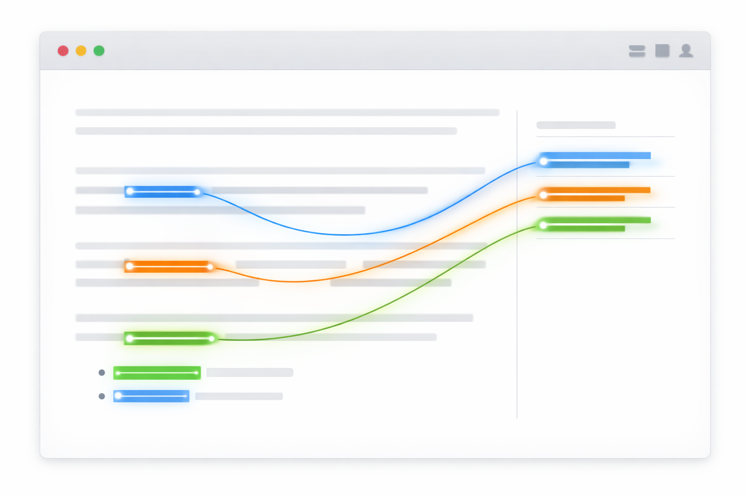 Web page interface showcasing internal linking strategies.
